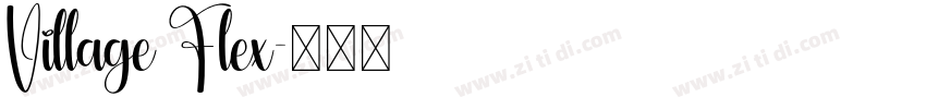 Village Flex字体转换